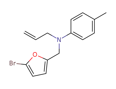 Allyl-(5-bromo-furan-2-ylmethyl)-p-tolyl-amine