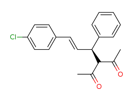 3-[(E)-(R)-3-(4-Chloro-phenyl)-1-phenyl-allyl]-pentane-2,4-dione