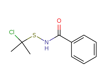 Molecular Structure of 78488-75-2 (Benzamide, N-[(1-chloro-1-methylethyl)thio]-)
