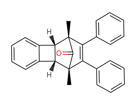 1,4,4a,8b-tetrahydro-1,4-dimethyl-2,3-diphenyl-1,4-methanobiphenylen-9-one