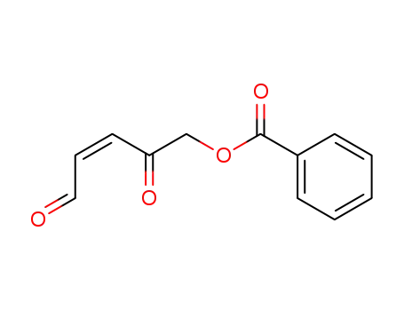 Molecular Structure of 104909-01-5 (2-Pentenal, 5-(benzoyloxy)-4-oxo-, (Z)-)