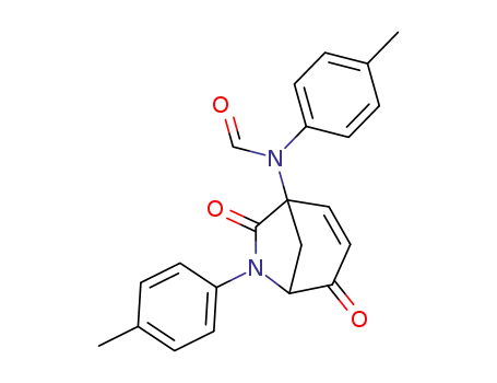 N-(4,7-Dioxo-6-p-tolyl-6-aza-bicyclo[3.2.1]oct-2-en-1-yl)-N-p-tolyl-formamide
