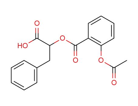 알파-(2-아세톡시)벤조일옥시-베타-페닐프로피온산