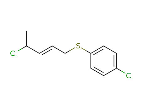 (E)-1-chloro-4-<(4-chloro-2-pentenyl)thio>benzene