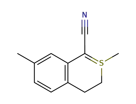1-cyano-2,7-dimethyl-3,4-dihydro-1H-2-thionianaphthalen-1-ide