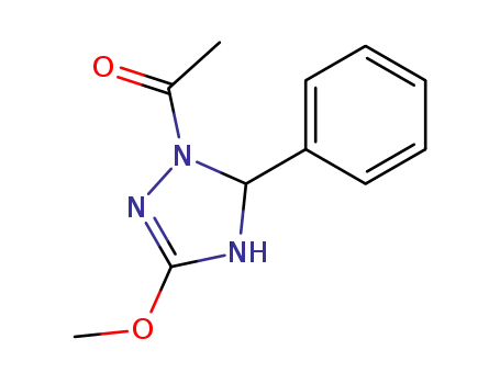 1-acetyl-3-methoxy-5-phenyl-4,5-dihydro-1H-1,2,4-triazole