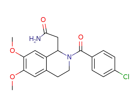 2-[2-(4-Chloro-benzoyl)-6,7-dimethoxy-1,2,3,4-tetrahydro-isoquinolin-1-yl]-acetamide