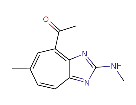 4-acetyl-6-methyl-2-methylaminocycloheptimidazole