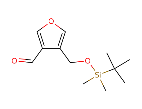 Molecular Structure of 125849-89-0 (3-Furancarboxaldehyde, 4-[[[(1,1-dimethylethyl)dimethylsilyl]oxy]methyl]-)