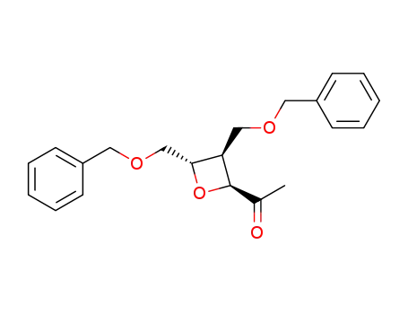 (2S,3R,4S)-3,4-Bis(benzyloxymethyl)-2-acetyloxetane