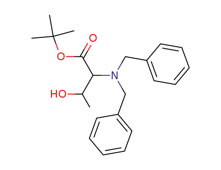 Threonine, N,N-bis(phenylmethyl)-, 1,1-dimethylethyl ester