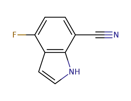 1H-인돌-7-카르보니트릴,4-플루오로-(9CI)
