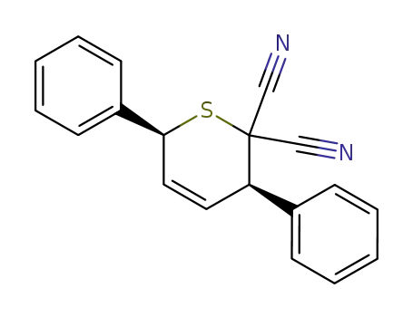 (3R,6S)-3,6-Diphenyl-3,6-dihydro-thiopyran-2,2-dicarbonitrile