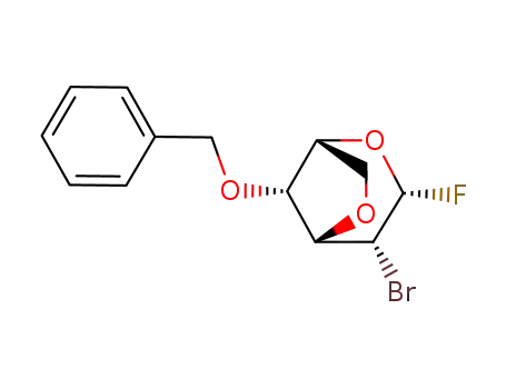 (1R,3R,4R,5S,8R)-8-Benzyloxy-4-bromo-3-fluoro-2,6-dioxa-bicyclo[3.2.1]octane