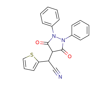 (3,5-Dioxo-1,2-diphenyl-pyrazolidin-4-yl)-thiophen-2-yl-acetonitrile