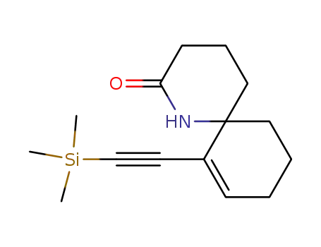 7-Trimethylsilanylethynyl-1-aza-spiro[5.5]undec-7-en-2-one