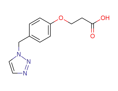 1-<4-<2-(hydroxycarbonyl)-ethyloxy>-benzyl>-1H-1,2,3-triazole