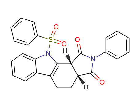 1,3-Dioxo-2-phenyl-10-phenylsulfonyl-1,2,3,3a,4,5,10,10b-octahydropyrrolo<3,4-a>carbazole