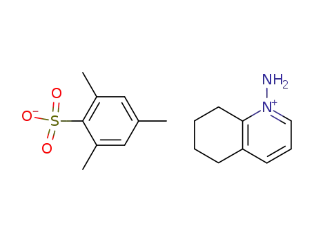 Molecular Structure of 63909-02-4 (2,4,6-Trimethyl-benzenesulfonate1-amino-5,6,7,8-tetrahydro-quinolinium;)