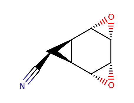 Molecular Structure of 122921-39-5 (3,6-Dioxatetracyclo[6.1.0.02,4.05,7]nonane-9-carbonitrile  (9CI))