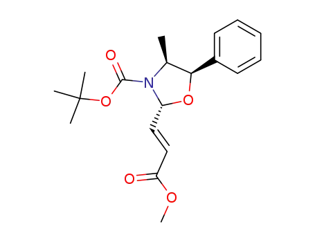(2R,4S,5R)-2-((E)-2-Methoxycarbonyl-vinyl)-4-methyl-5-phenyl-oxazolidine-3-carboxylic acid tert-butyl ester