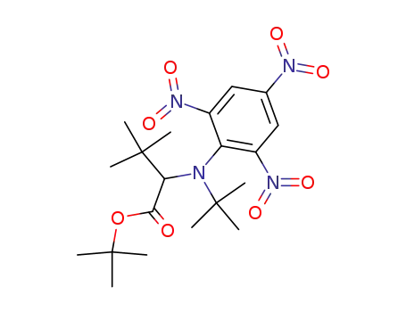 2-[tert-Butyl-(2,4,6-trinitro-phenyl)-amino]-3,3-dimethyl-butyric acid tert-butyl ester