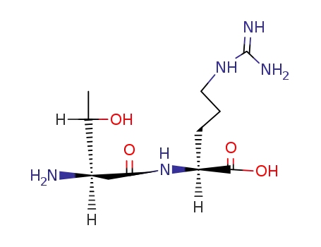 Molecular Structure of 13448-26-5 (H-Thr-Arg-OH)