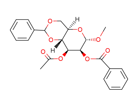 Benzoic acid (4aR,6S,7S,8S,8aR)-8-acetoxy-6-methoxy-2-phenyl-hexahydro-pyrano[3,2-d][1,3]dioxin-7-yl ester