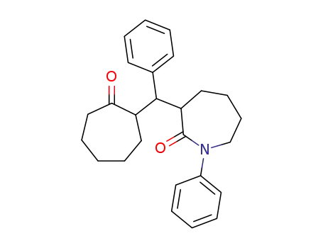 2H-Azepin-2-one,
hexahydro-3-[(2-oxocycloheptyl)phenylmethyl]-1-phenyl-