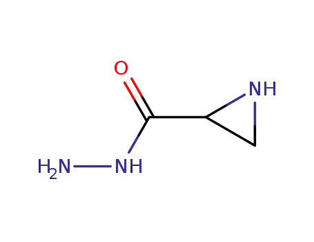Molecular Structure of 67008-13-3 (2-Aziridinecarboxylic acid, hydrazide)