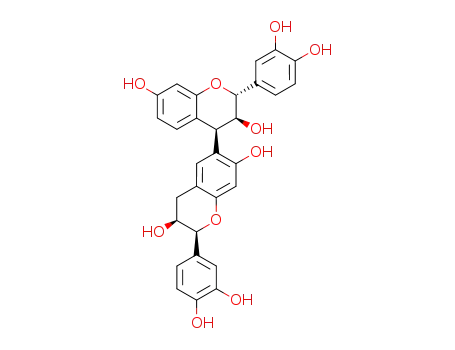 (2R,3S,4S)-2,3-trans-3,4-cis-3,3',4',7-tetrahydroxy-4-<(2S,3S)-2,3-trans-3,3',4',7-tetrahydroxyflavan-6-yl>flavan