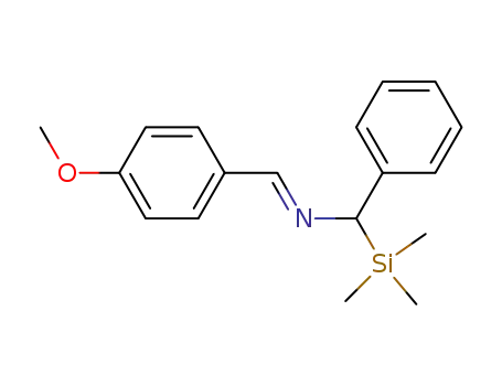 [1-(4-Methoxy-phenyl)-meth-(E)-ylidene]-(phenyl-trimethylsilanyl-methyl)-amine