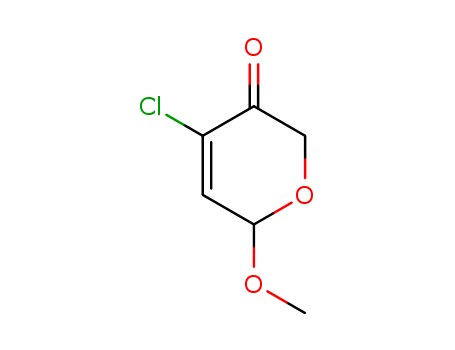 2H-PYRAN-3(6H)-ONE,4-CHLORO-6-METHOXY-