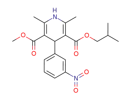 3-Methyl 5-(2-methylpropyl) 2,6-dimethyl-4-(3-nitrophenyl)-1,4-dihydropyridine-3,5-dicarboxylate