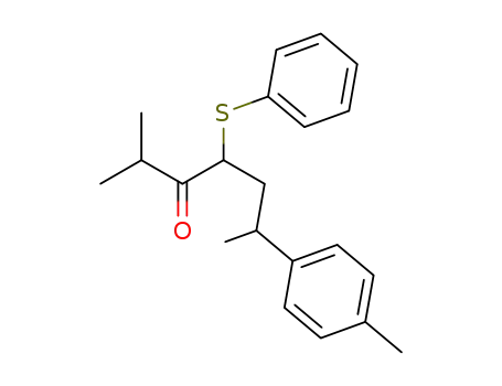 2-methyl-6-(p-tolyl)-4-phenylthioheptan-3-one