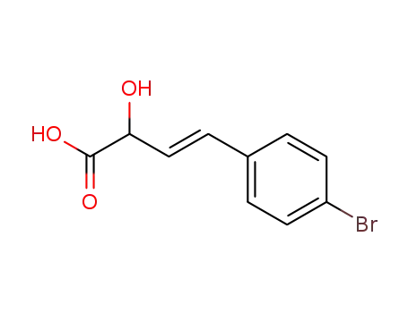 Molecular Structure of 139005-27-9 (3-Butenoic acid, 4-(4-bromophenyl)-2-hydroxy-, (R)-)