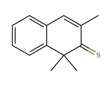Molecular Structure of 98779-03-4 (2(1H)-Naphthalenethione, 1,1,3-trimethyl-)