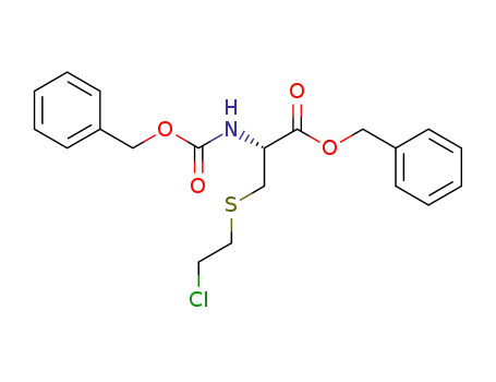 L-Cysteine, S-(2-chloroethyl)-N-[(phenylmethoxy)carbonyl]-,
phenylmethyl ester