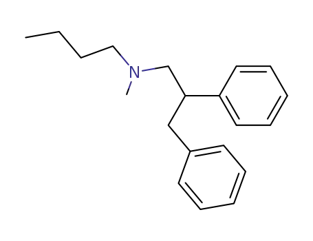 Molecular Structure of 76233-34-6 (Butyl-(2,3-diphenyl-propyl)-methyl-amine)