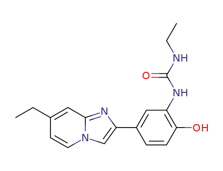 Urea, N-ethyl-N'-[5-(7-ethylimidazo[1,2-a]pyridin-2-yl)-2-hydroxyphenyl]-