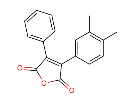 Molecular Structure of 104594-94-7 (2,5-Furandione, 3-(3,4-dimethylphenyl)-4-phenyl-)