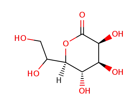Molecular Structure of 52085-70-8 (D-glycero-D-ido-heptono-.delta.-lactone)