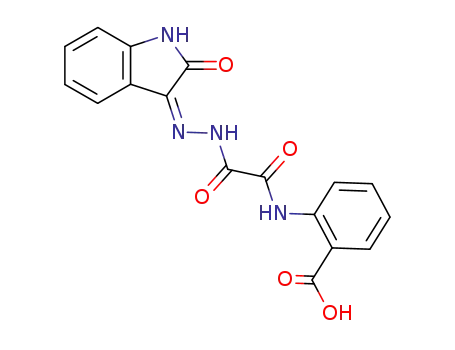 Molecular Structure of 108097-98-9 (2-[[[(2-oxoindol-3-yl)amino]carbamoylformyl]amino]benzoic acid)