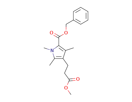 Benzyl 4-(2-Methoxycarbonylethyl)-1,3,5-trimethylpyrrole-2-carboxylate