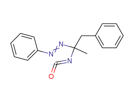 1-Benzyl-1-phenylazo-aethyl-isocyanat
