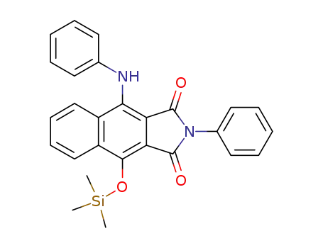 2-Phenyl-4-phenylamino-9-trimethylsilanyloxy-benzo[f]isoindole-1,3-dione