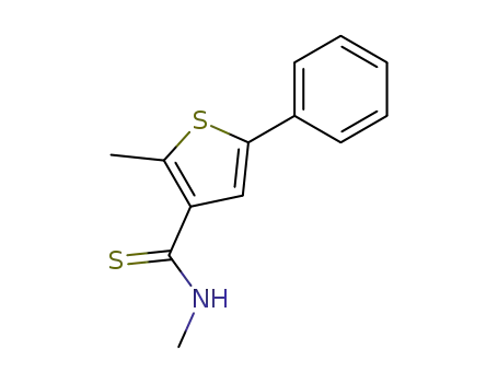 2-Methyl-5-phenyl-thiophene-3-carbothioic acid methylamide