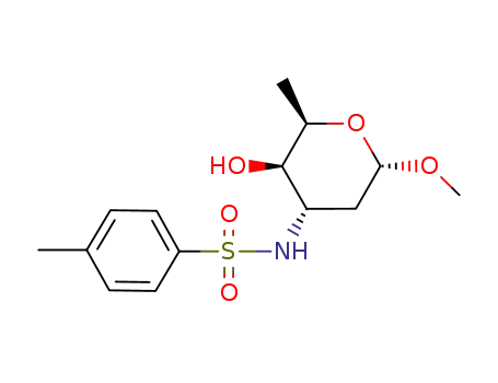 Methyl-2,3,6-tridesoxy-3-(p-tolylsulfonylamino)-α-D-xylo-hexopyranosid