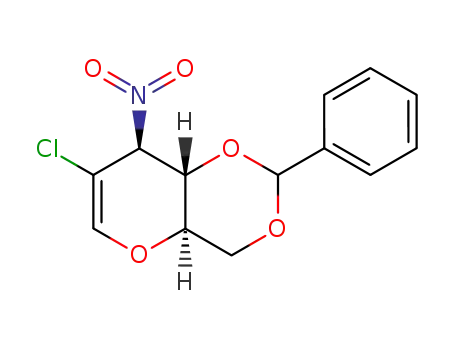 (4aR,8S,8aS)-7-Chloro-8-nitro-2-phenyl-4,4a,8,8a-tetrahydro-pyrano[3,2-d][1,3]dioxine