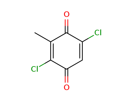 Molecular Structure of 40100-99-0 (2,5-Dichloro-3-methyl-1,4-benzoquinone)